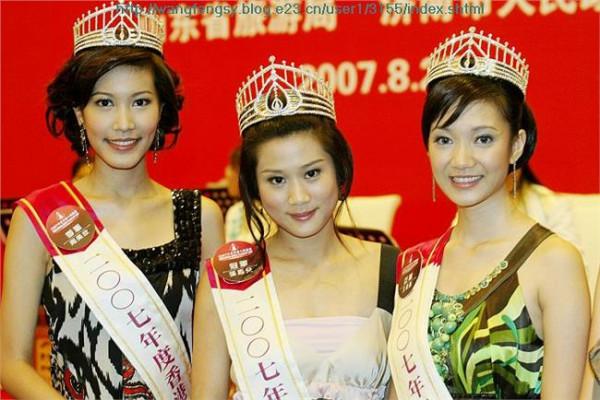 >张嘉儿岑丽香 2007年香港小姐冠军张嘉儿个人资料和照片