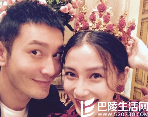 黄晓明baby合影放送 被曝婚后各玩各只同房