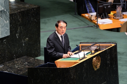 李保东联大发言 常驻联合国代表李保东大使在联大表决叙利亚问题决议草案时的发言