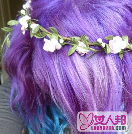 最新紫色渐变色头发发型有哪几款 4款潮流发型任你挑选 / 比乐族