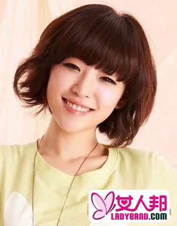 超甜韩国女生短发发型 萌萝莉秋日减龄必备