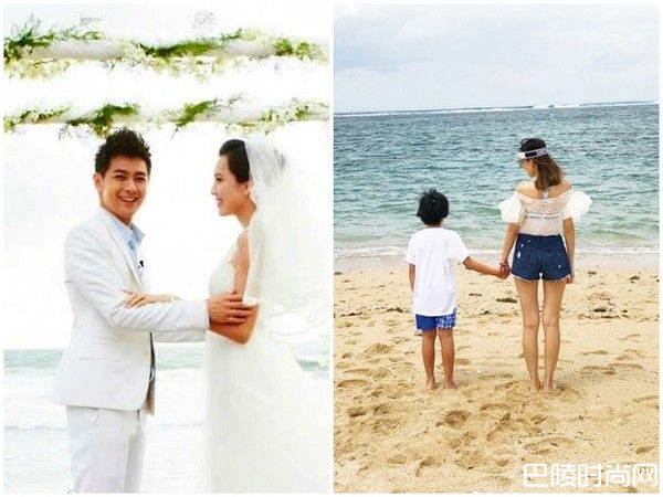 陈若仪生完3个也要美 林志颖老婆接儿放学打扮超潮