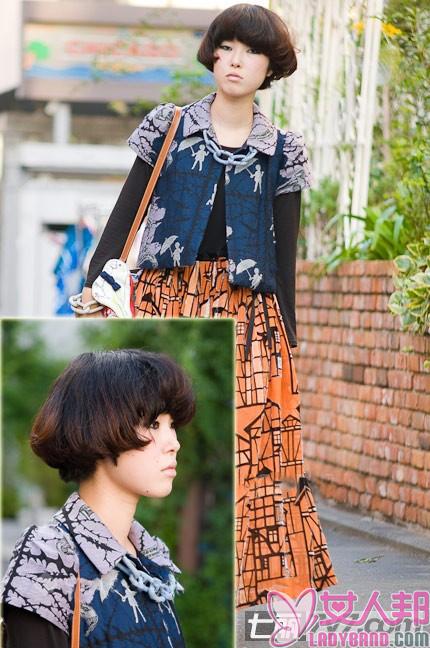 今年秋冬流行新发型 街拍2011日本发型趋势