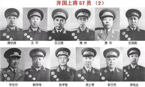 中国十大元帅及中国十大将军排名简介