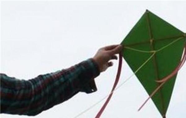【三角形风筝图片大全集】简单的传统菱形风筝的制作方法