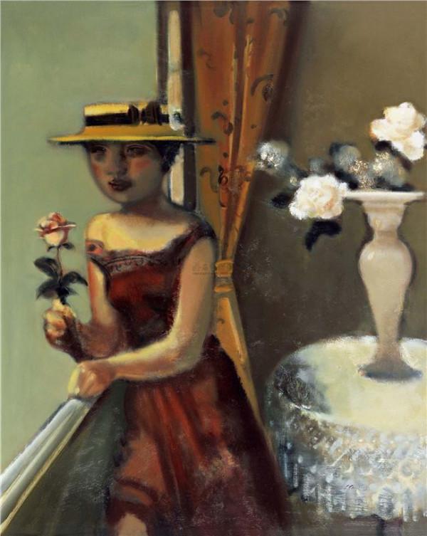 夏俊娜油画 中国女性油画家夏俊娜的绘画风格