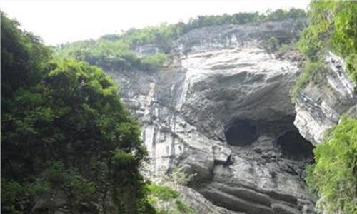 武隆天坑三桥 五一去武隆天坑 见证低空跳伞穿越天生三桥