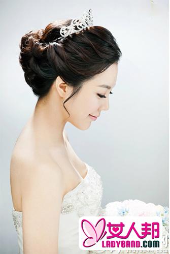 韩式新娘盘发 让你看到最美的自己