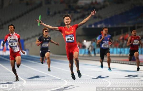 >苏炳添亚运会 亚运会男子4×100米接力 中国破亚洲纪录夺冠