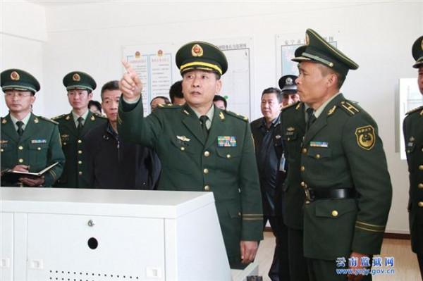戴肃军司令员 武警部队副司令员戴肃军一行到北江监狱调研