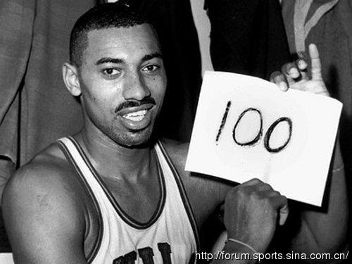 张伯伦100分多少篮板 盘点篮坛最高分:张伯伦100分 吉尼斯纪录272分