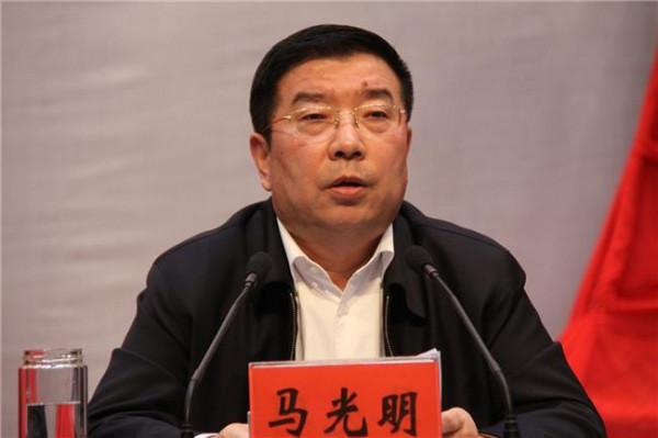 >马光明与冯杰 马光明与广东省、广州市领导座谈