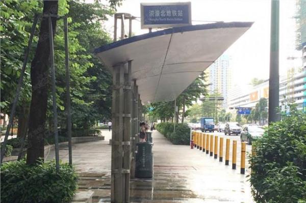 从洪浪北地铁站到松涛社康中心怎么坐公交车 最快需要多久?