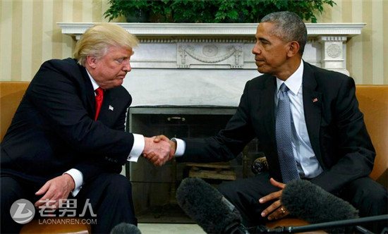 特朗普首次会面奥巴马  一位即将失业的总统