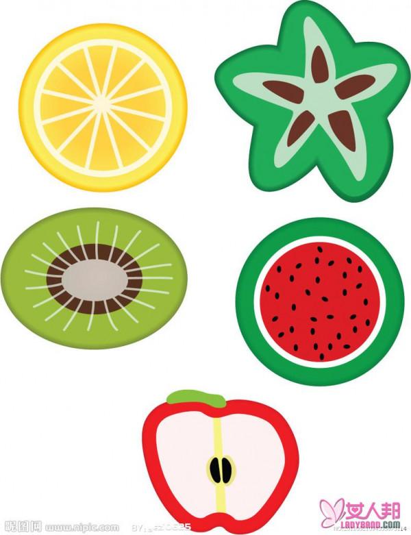 如何用水果做图案