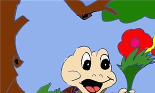 >龟兔赛跑游戏 搞笑漫画:龟兔赛跑 龟仙人的美人计!