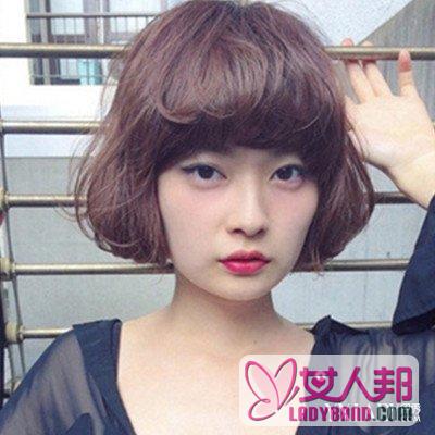 韩国短发大脸可爱发型推荐 4款修颜发型打造迷人小脸