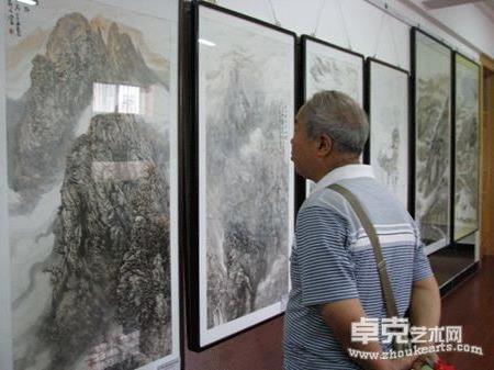 中国陈克永师生山水画艺术精品展走进白洋淀
