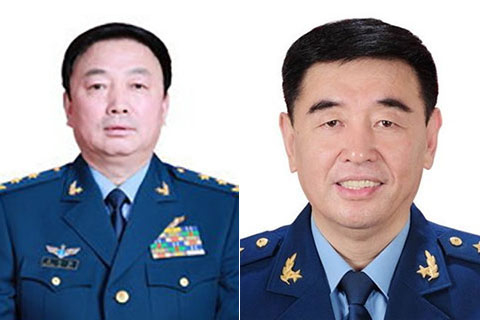 北空刘绍亮 庄可柱、刘绍亮分别履新中部战区空军司令员政委