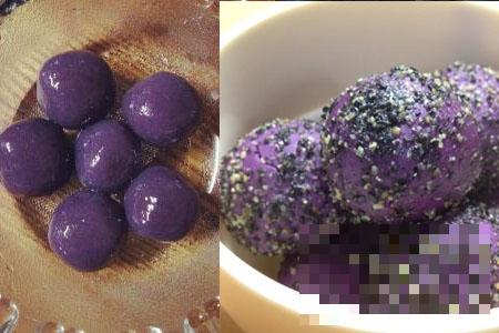 紫薯糯米蛋的简单做法分享 吃货的不二选择