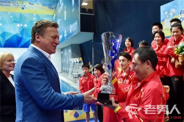 跳水世青赛中国队收获14金8银2铜 名列奖牌榜首位