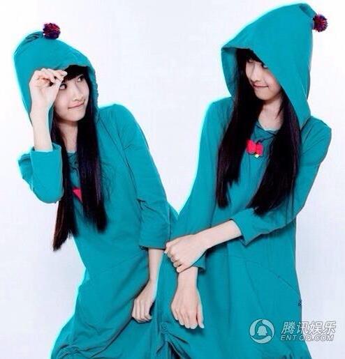 >【图】最萌双胞胎长大 台湾最萌双胞胎长大了 12岁姐妹俩爱跳舞