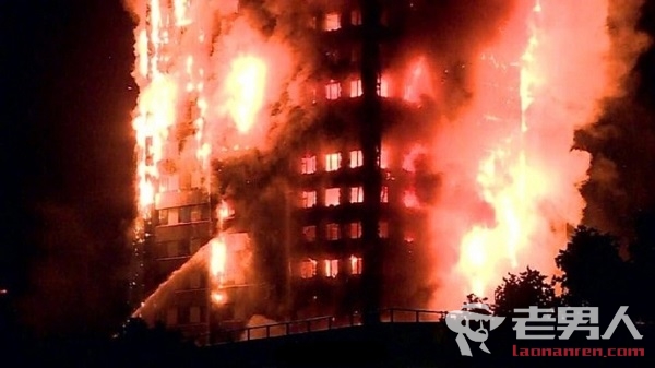 >伦敦一居民楼起火 24层公寓被大火吞噬多人遇难
