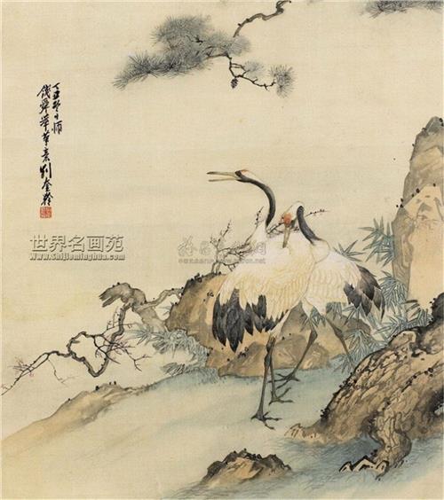 刘奎的画 徐悲鸿的“知音” 中国画的全能画家刘奎龄