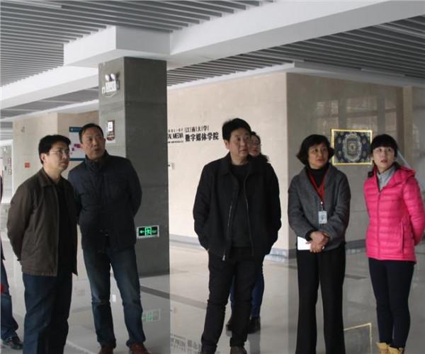 刘渊江南大学 无锡市委宣传部副部长一行来江南大学数字媒体学院参观走访