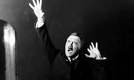 >希特勒演讲图片 希特勒练习演讲照被曝光 曾被本人下令销毁(图)