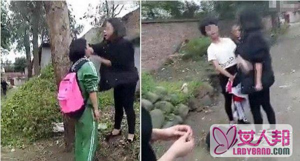 四川校园暴力事件女生被扇耳光视频