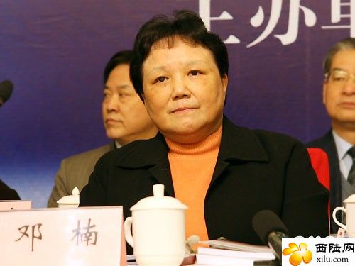邓楠女婿 邓小平之女邓楠增补为全国政协委员