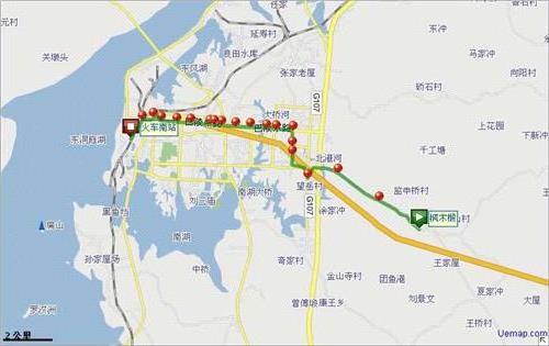 岳阳平江县公交线路图