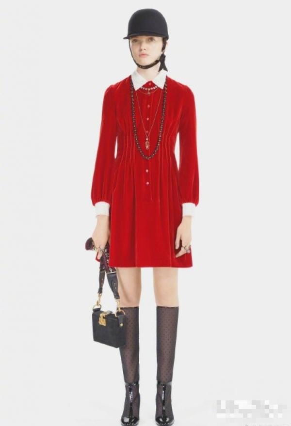 >Dior又出撞衫爆款，从赵丽颖到宇博谁把这件红裙穿出大牌感？