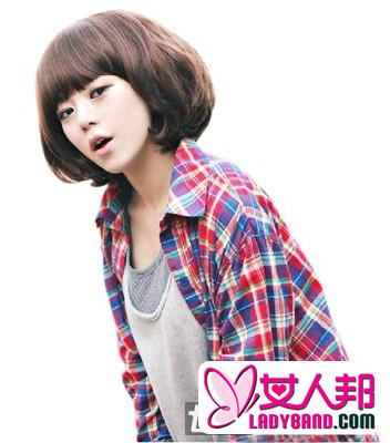 2013最新韩式短发发型图片 时尚减龄浪漫邂逅桃花