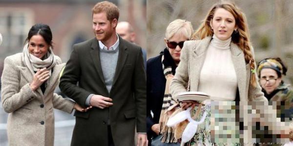 >哈里王子未婚妻Meghan和布莱克·莱弗利穿同款，谁穿得更好看