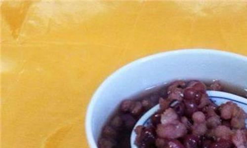 红豆汤热量 红豆汤的热量与营养成分介绍 红豆汤功效