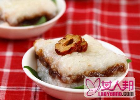 >江米凉糕怎么做好吃 江米凉糕的材料和做法步骤教程