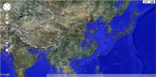 吓死人了:看看海平面上升10米后的上海(图)