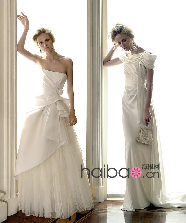 >“雪纺皇后”发布首个婚纱系列，阿尔伯特·菲尔蒂(Alberta Ferretti)2011春夏婚纱绽放简约之美！