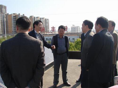 省能源局副局长董宏彬一行 到鄂黄大桥公司调研光伏发电应用情况