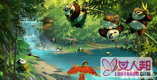 《功夫熊猫3》熊猫世界全景重现 量身定做中国场景(图)