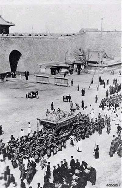 >组图:1908年光绪皇帝葬礼