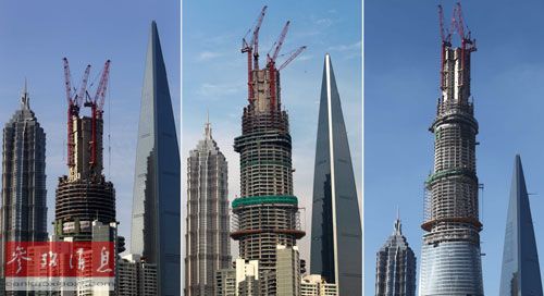 夏军上海中心 外媒:&quot;上海中心大厦&quot;即将启用 高632米居世界第二