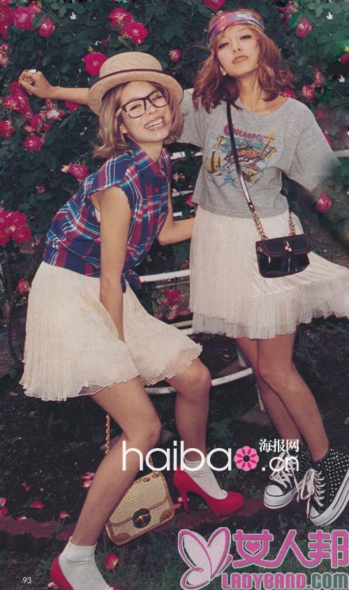 日本时尚杂志《ViVi》2011年8月号第二弹：可爱淑女爱上运动款，将多变日系潮流混搭穿出阳光活力感！