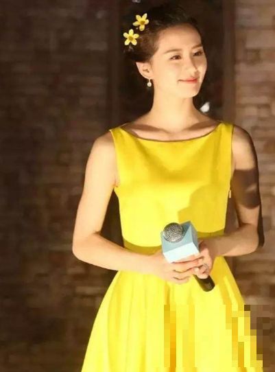女明星们穿黄色裙子各有各的美，但最美的还是赵丽颖！