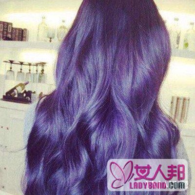 女生染紫灰色头发图片介绍  6个护发小窍门大盘点