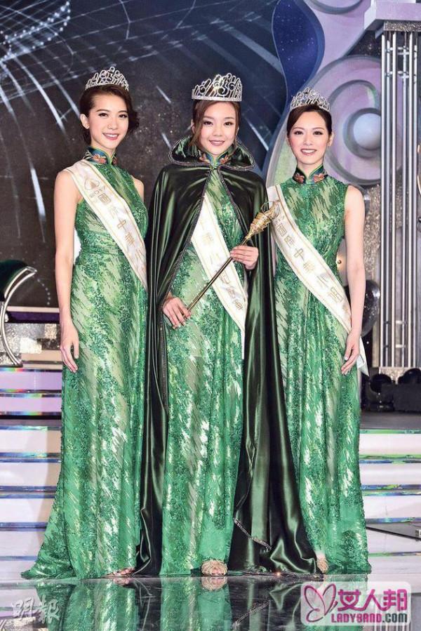 2017国际中华小姐竞选 香港代表冯盈盈获得季军喜极而泣