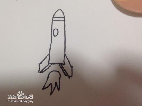 航天火箭的简单画图 火箭、航天飞机简笔画