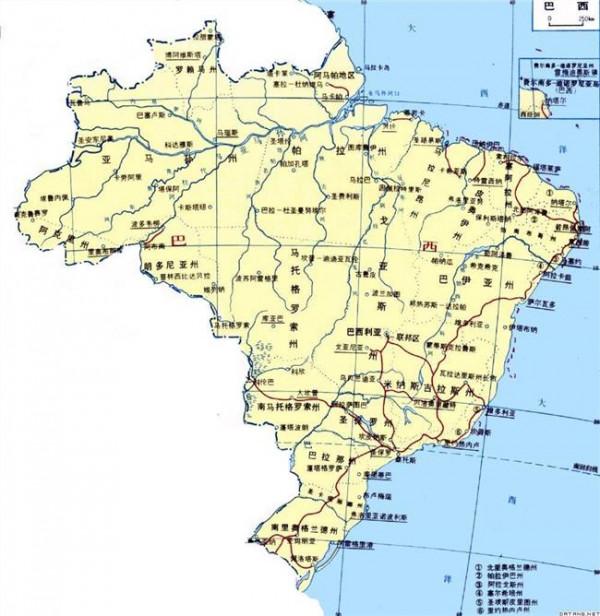 格罗索图片 马托格罗索 马托格罗索酒店 巴西行政地图